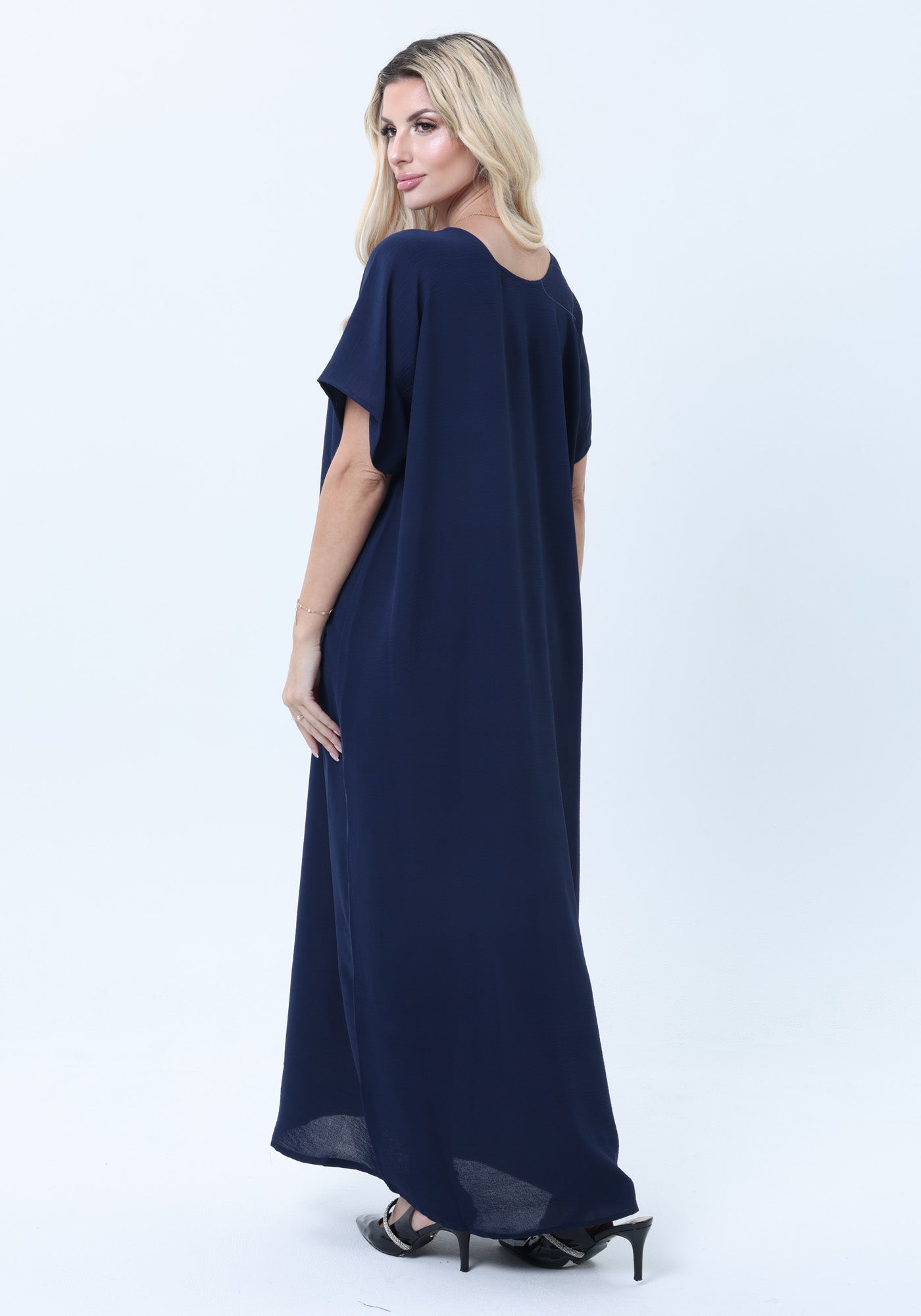 Navy CEY Fabric Inner Slip Dress for Abaya – Soft Underdress