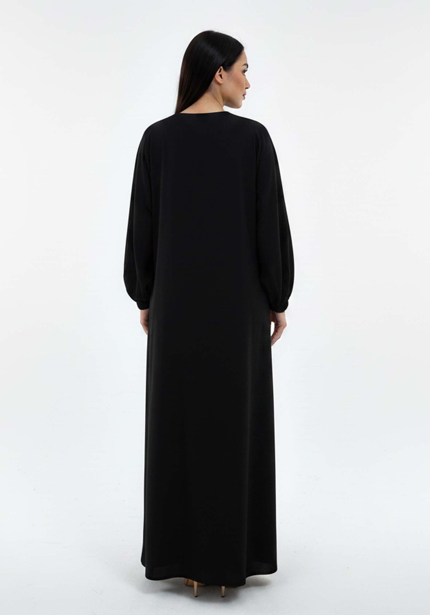 Lightweight Harir Maqsood Black Prayer Abaya