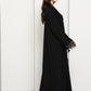 Designer Star Lace with Matching Headscarf Front Open Abaya