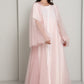 Pink Tulle Net Designer Abaya