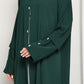 Minimalist Designer Abaya with Pearl Accents