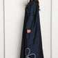 The Midnight Bloom Taffeta Abaya