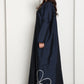 The Midnight Bloom Taffeta Abaya