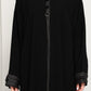 Premium Fabric Modern Abaya | Front Open A-Line Abaya with Stitch Detail