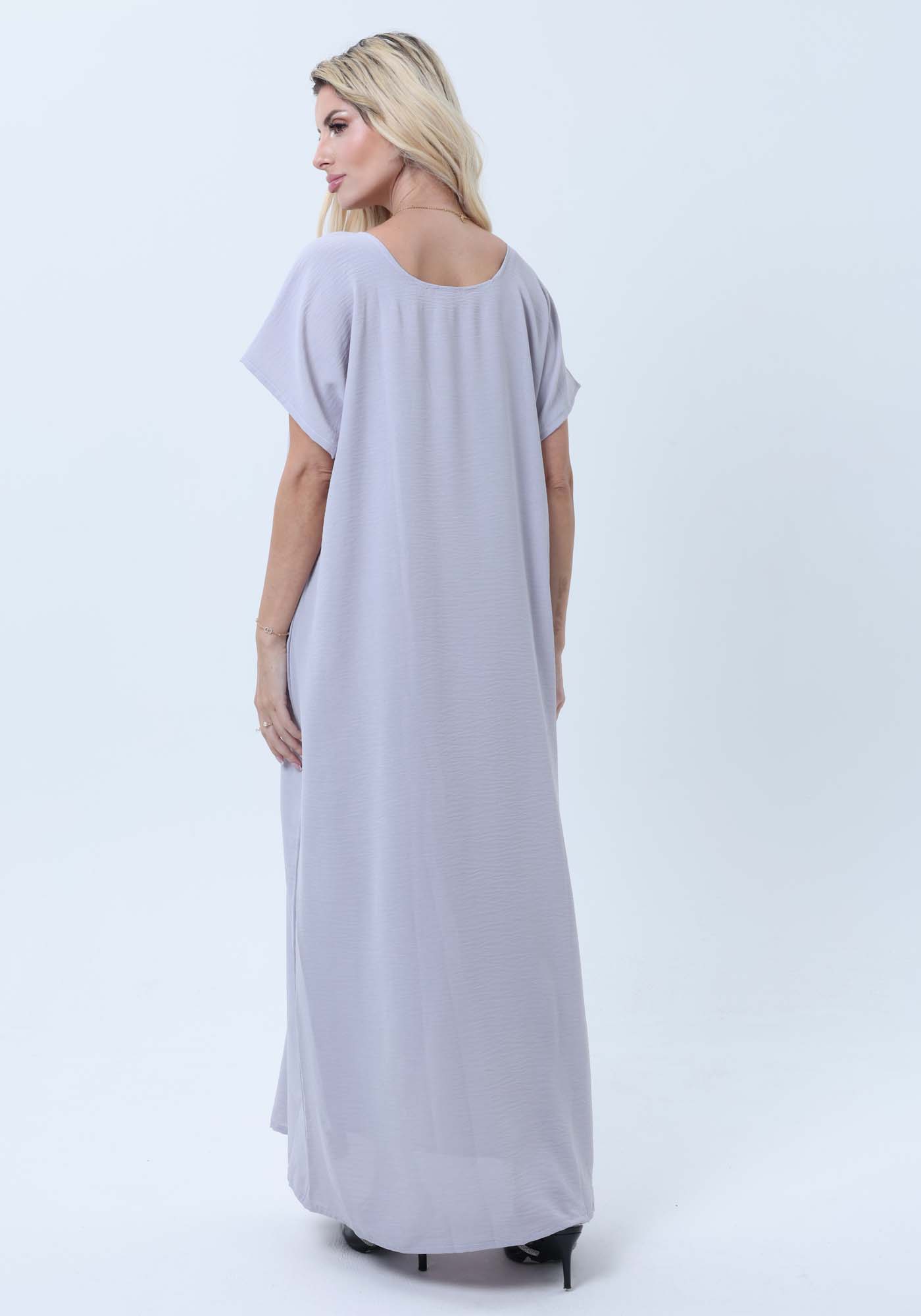 Grey CEY Fabric Inner Slip Dress for Abaya – Soft Underdress