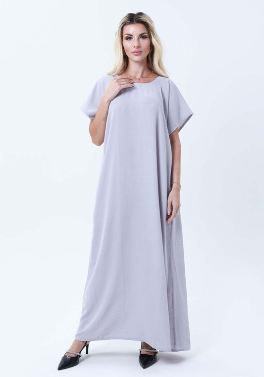 Grey CEY Fabric Inner Slip Dress for Abaya – Soft Underdress