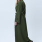 4-Piece Olive Green Abaya Complete Set