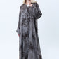 Premium Soft Jacquard Abaya with Self-Design & Matching Headscarf
