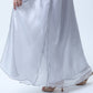 3 Piece Grey Organza Abaya Set