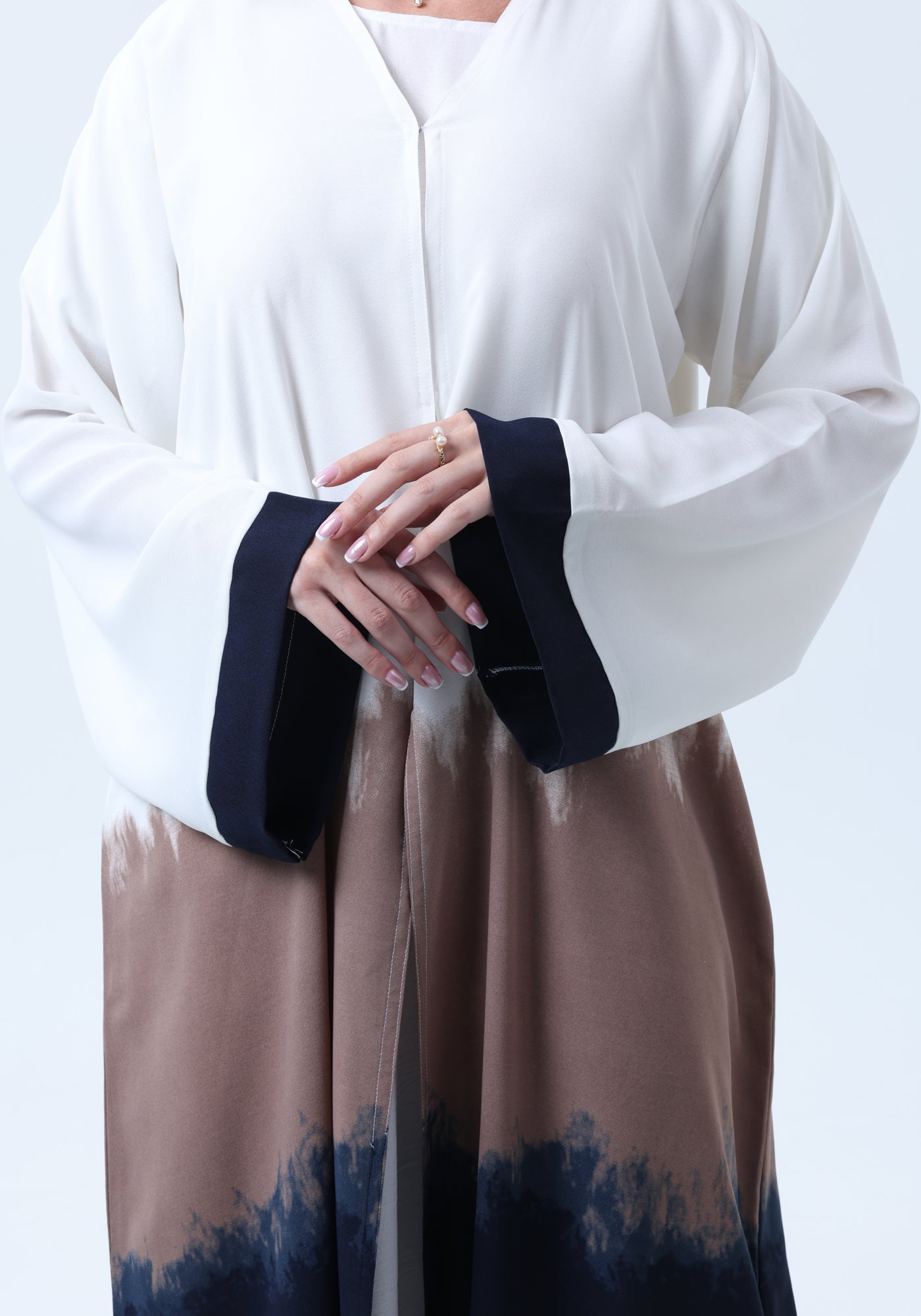 CEY Lightweight Triple Shade Abaya with Sheila