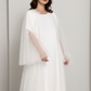 White Tulle Net Designer Abaya