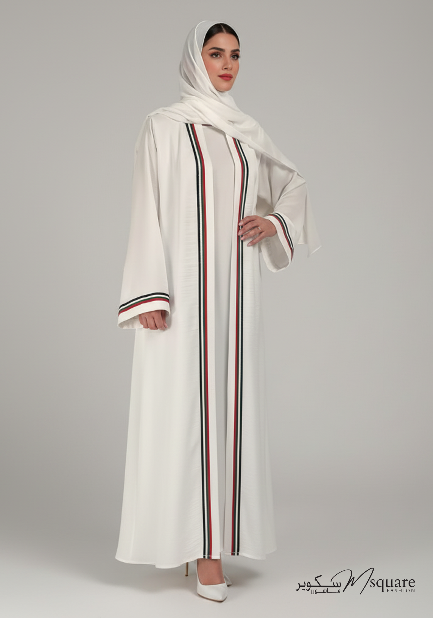 UAE Flag Design National Day Abaya for Women