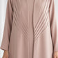 The Sunburst Pink Pleat Abaya