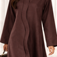 Bridal Satin Wave Abaya – Deep Espresso