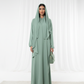 Harir Maqsood Green Prayer Abaya I Attached Hijab Design