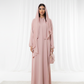 Harir Maqsood Pink Prayer Abaya I Attached Hijab Design