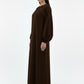 Lightweight Brown Harir Maqsood Prayer Abaya