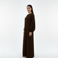 Lightweight Brown Harir Maqsood Prayer Abaya