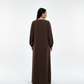 Lightweight Brown Harir Maqsood Prayer Abaya