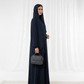 Lightweight Navy Harir Maqsood Prayer Abaya