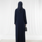 Lightweight Navy Harir Maqsood Prayer Abaya