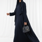 Lightweight Navy Harir Maqsood Prayer Abaya