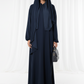 Lightweight Navy Harir Maqsood Prayer Abaya