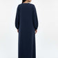 Lightweight Blue Harir Maqsood Prayer Abaya