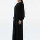 Lightweight Harir Maqsood Black Prayer Abaya