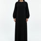 Lightweight Harir Maqsood Black Prayer Abaya