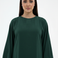 Lightweight Green Harir Maqsood Prayer Abaya