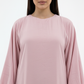 Lightweight Pink Harir Maqsood Prayer Abaya
