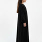 Kids Harir Maqsood Prayer Abaya I Black
