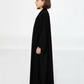 Black Premium 3-Piece Kids Abaya Set – Lightweight Harir Maqsood Modest Wear for Girls
