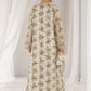 Net Floral Abaya with Headscarf – Elegant, Modest, Luxury Women’s Abaya for Special Occasions