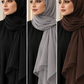 Chiffon Wool Shayla Set of 3 | Non-Slip Premium Hijab Scarves
