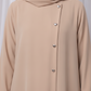Tan Shade Kids Abaya with Matching Hijab for Girls Korean Nida Fabric Modest Islamic Dress 9 Colors Available
