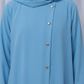Sky Blue Kids Abaya with Matching Hijab for Girls Korean Nida Fabric Modest Islamic Dress 9 Colors Available