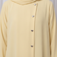 Pastel Yellow Kids Abaya with Matching Hijab for Girls Korean Nida Fabric Modest Islamic Dress 9 Colors Available