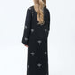 Kids Modest Islamic Clothing - Toddler Prayer Dress -Embroidered Silk Abaya