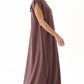 Cocoa Nida under abaya dress, side view