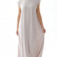 Nude Nida under abaya dress, front view