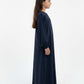 Kids Harir Maqsood Prayer Abaya I Midnight Navy