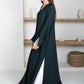 Nida Fabric Color Block Abaya with Stylish Side Frills