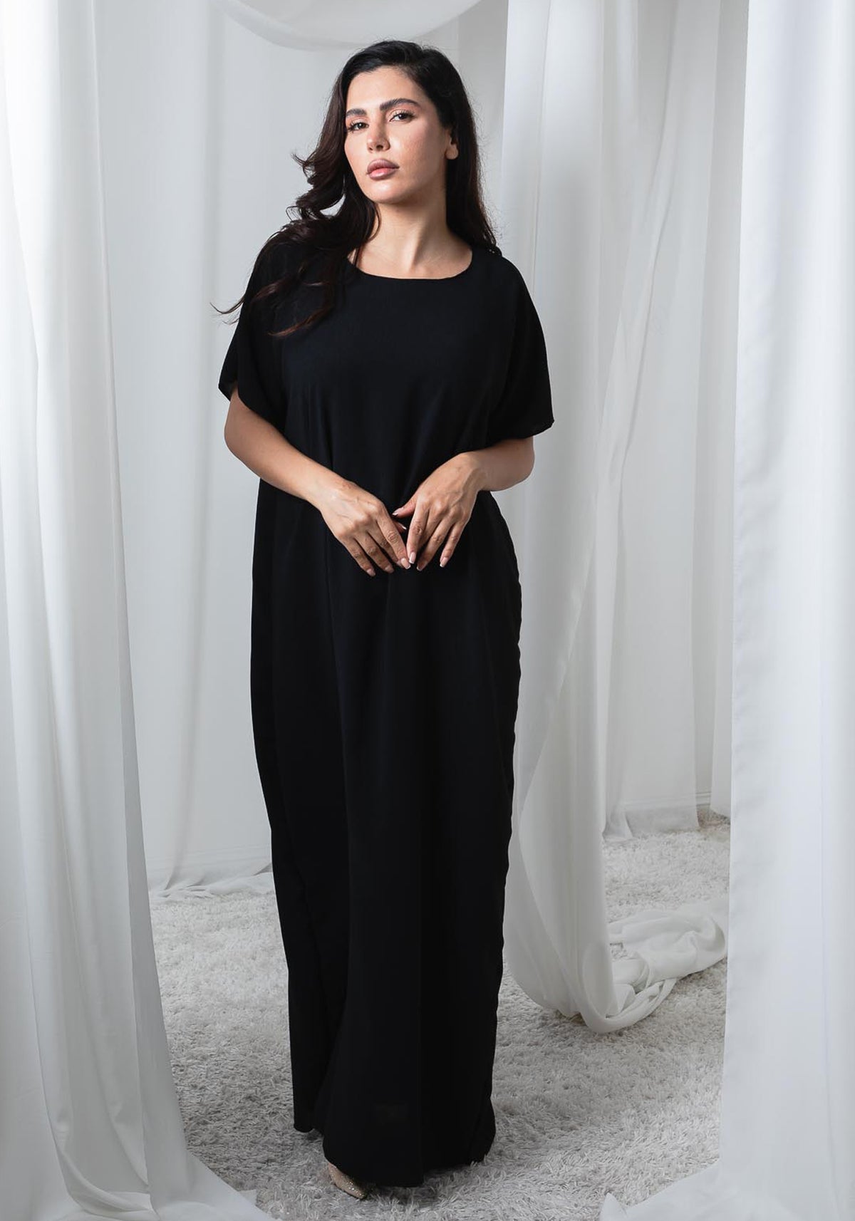 Black CEY Fabric Under Dress