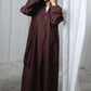 Chic Brown Elegance Abaya, view 2