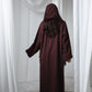 Chic Brown Elegance Abaya, view 4