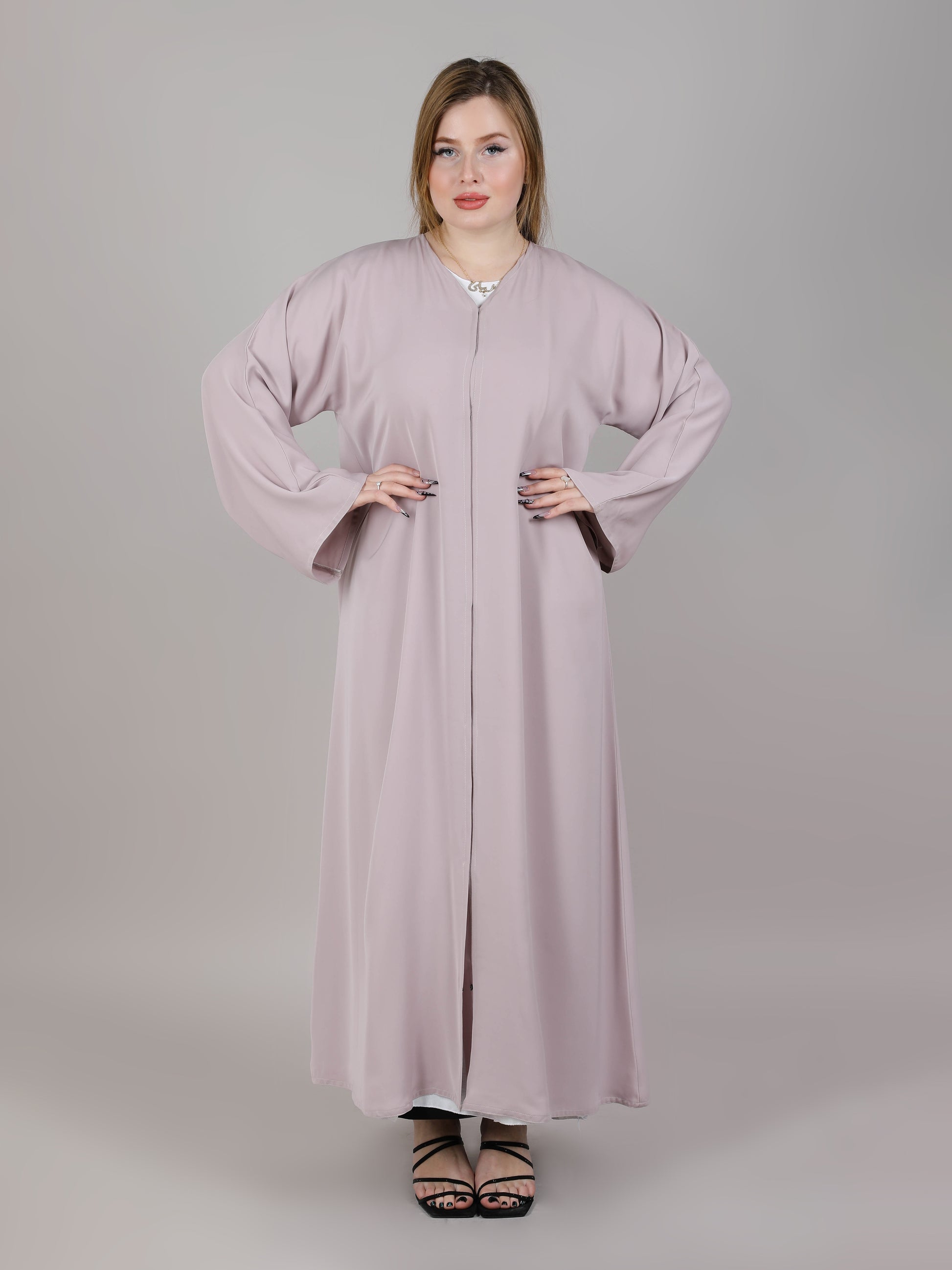 MSquare Fashion Classic Pink Nida Abaya