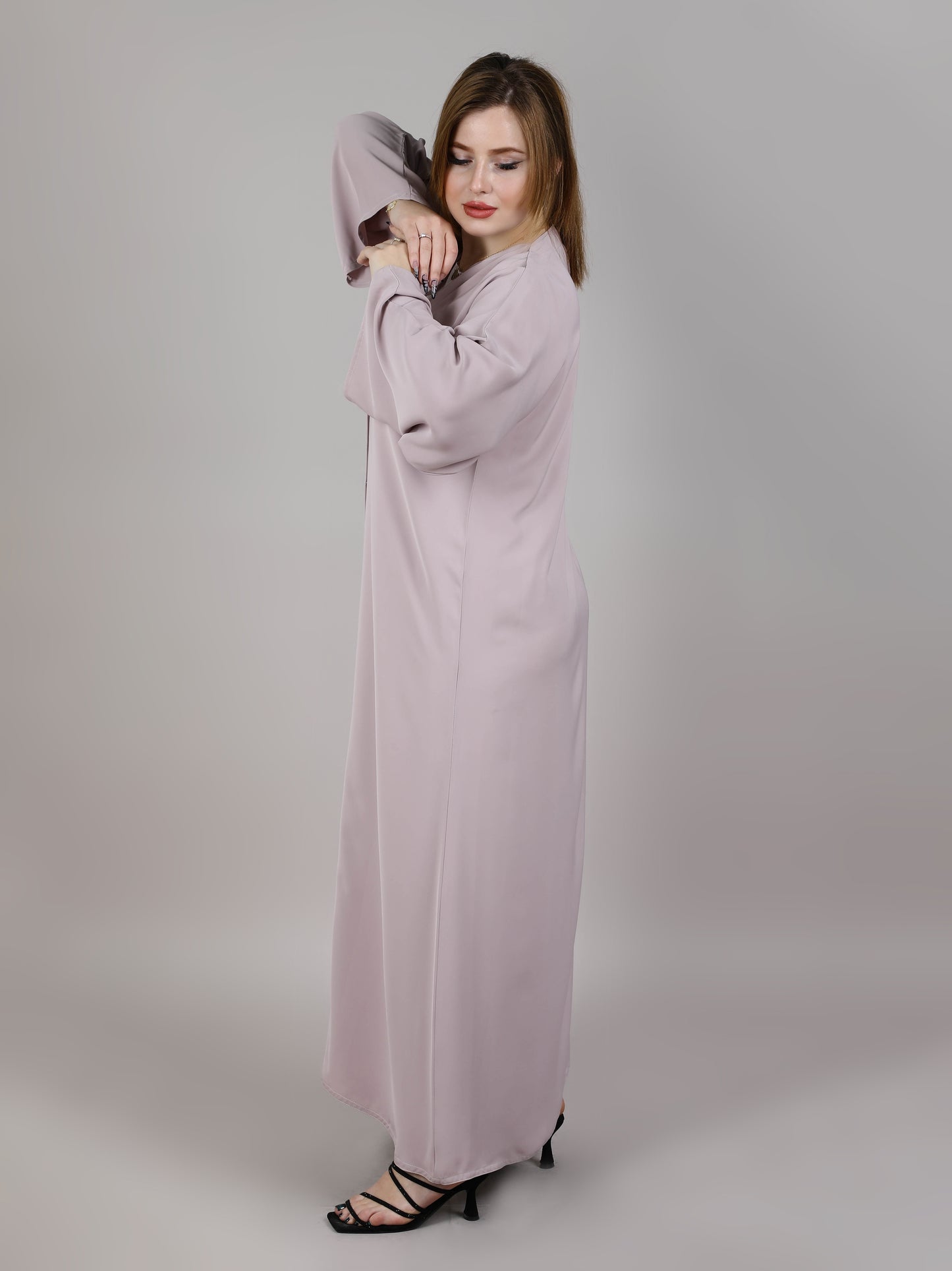 MSquare Fashion Classic Pink Nida Abaya