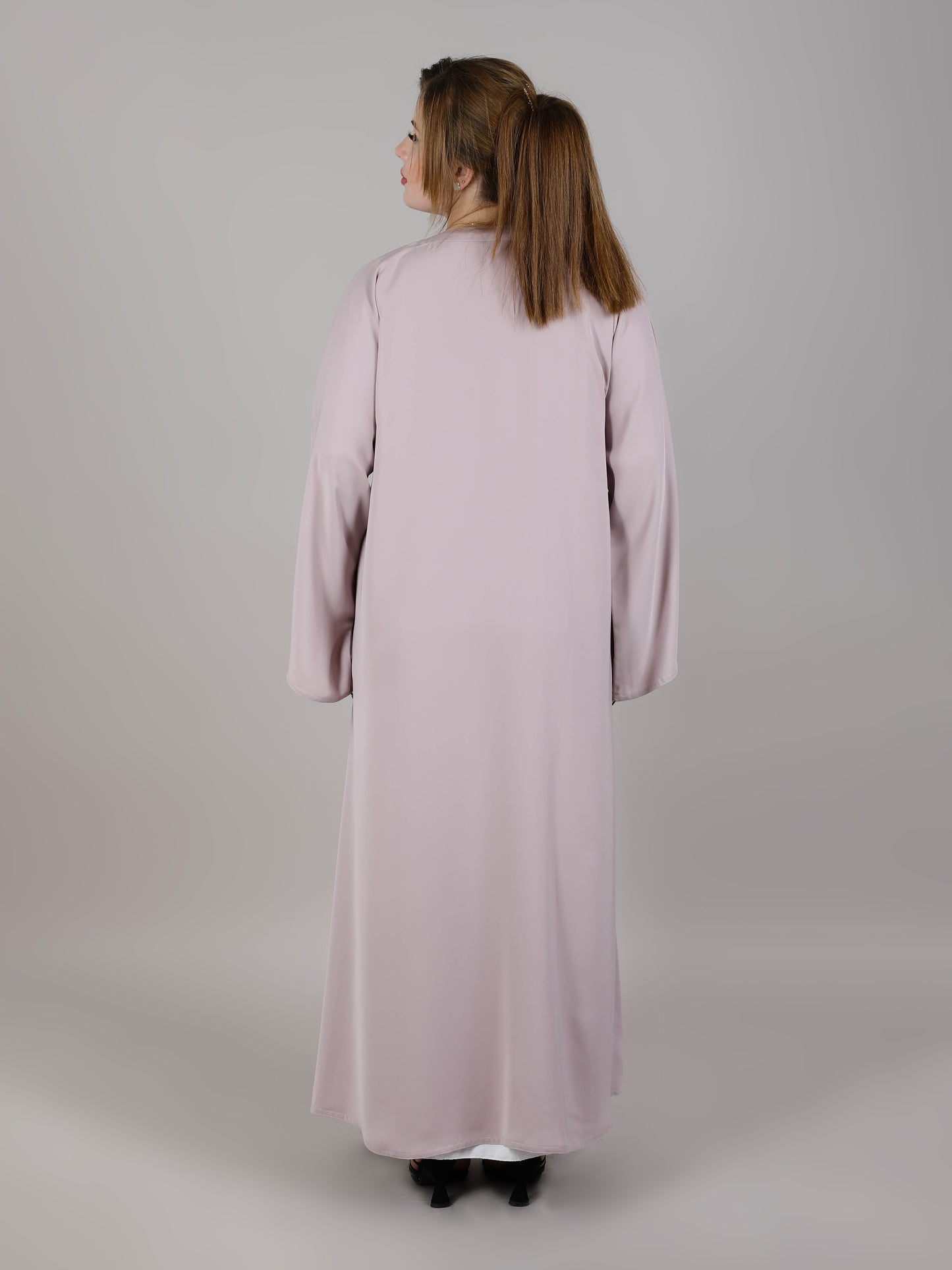 MSquare Fashion Classic Pink Nida Abaya